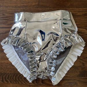 Cheeky Metallic Char Workroom Shorts